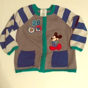 Disney store Mickey Mouse sweater 18-24 months EUC